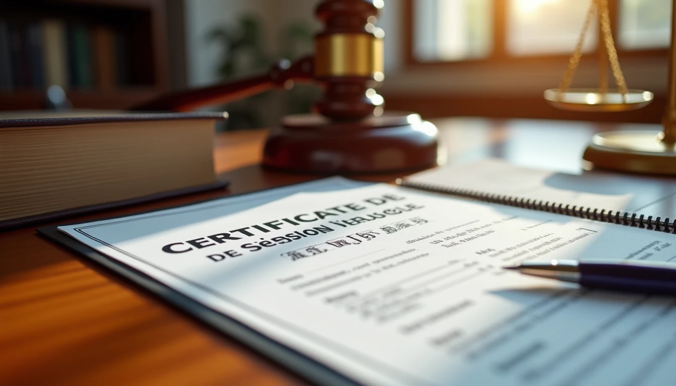 Où trouver le certificat de cession véhicule gratuit